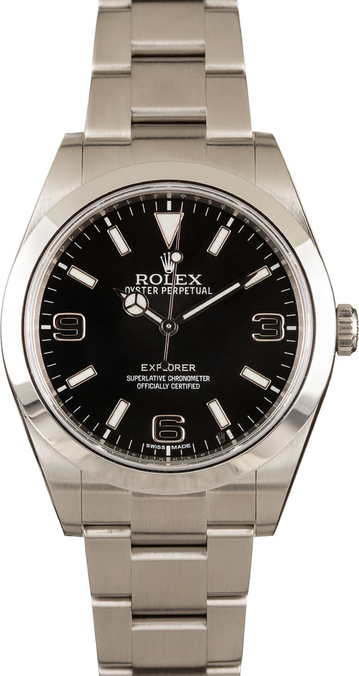 Buy Used Rolex Explorer 214270BKASO X | Bob's Watches - Sku: 133193 X