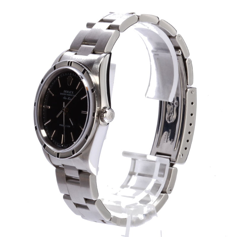 Used Rolex Air-King 14010 Black Dial