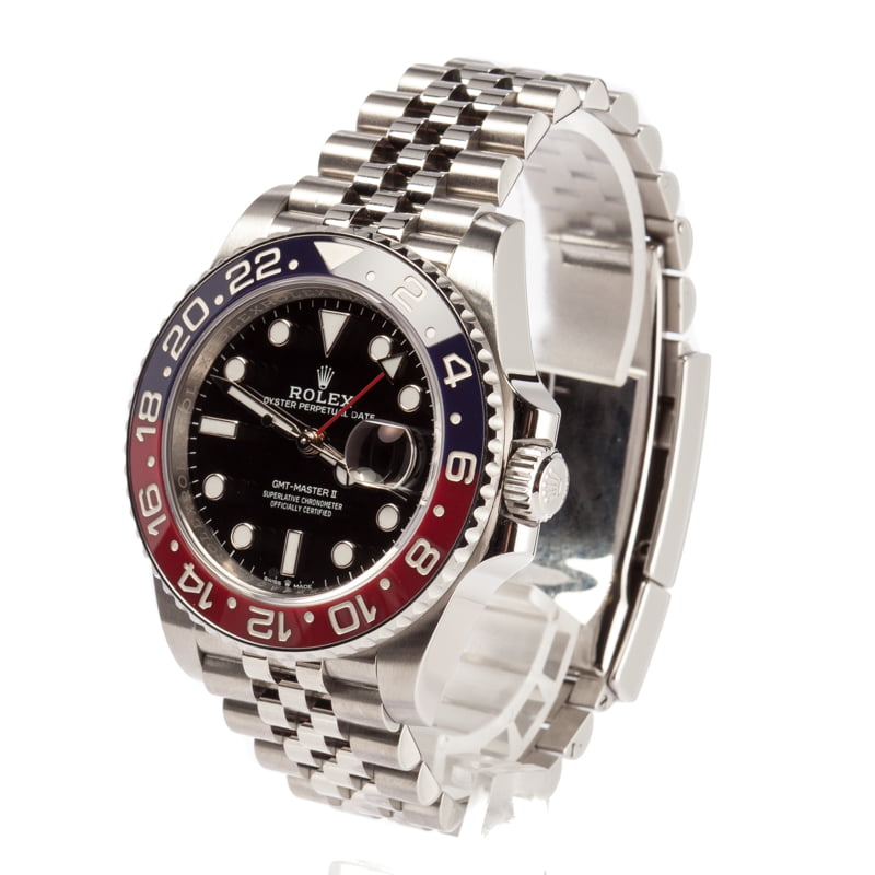 Pre-Owned Rolex GMT-Master II Ref 126710 Ceramic 'Pepsi' Steel Jubilee Bracelet T