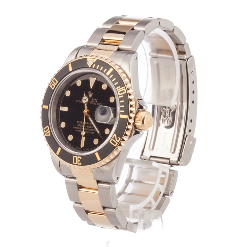 Rolex Submariner 16613 Two Tone with Black Dial