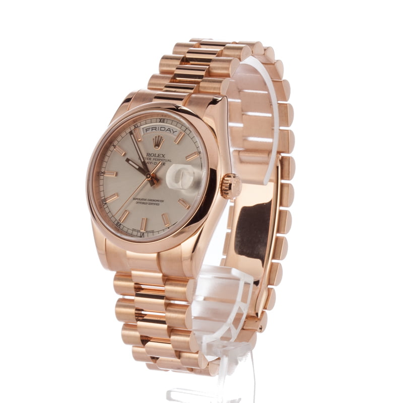 Rolex Presidential Rose Gold 118205