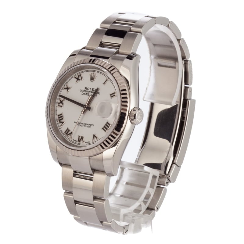 Rolex Datejust 116234 White Dial