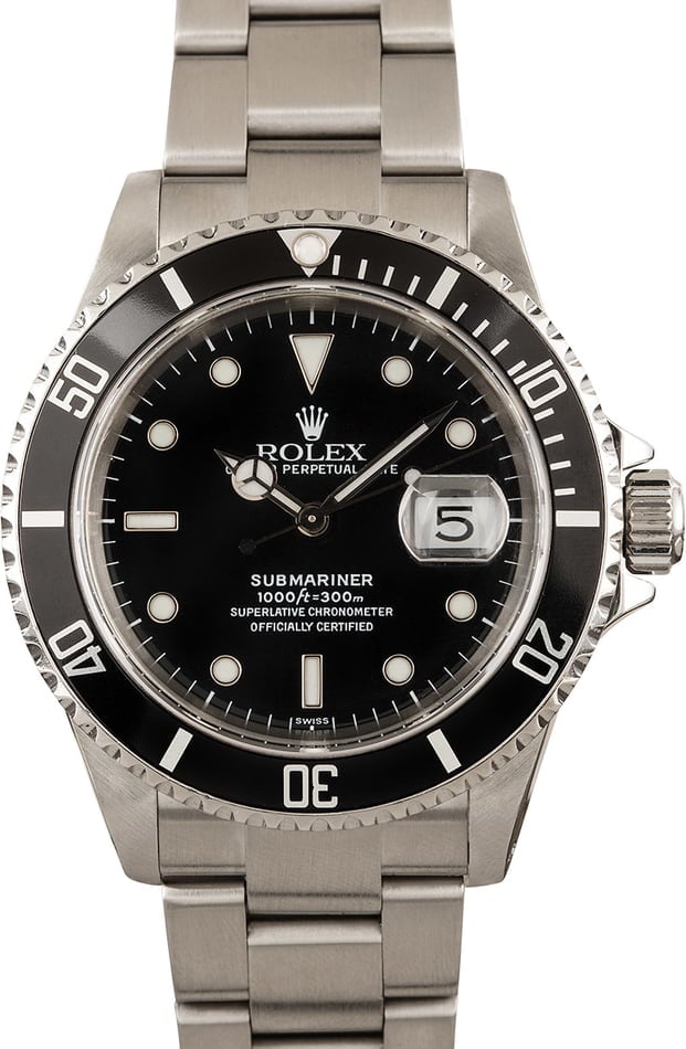 rolex submariner certified pre owned