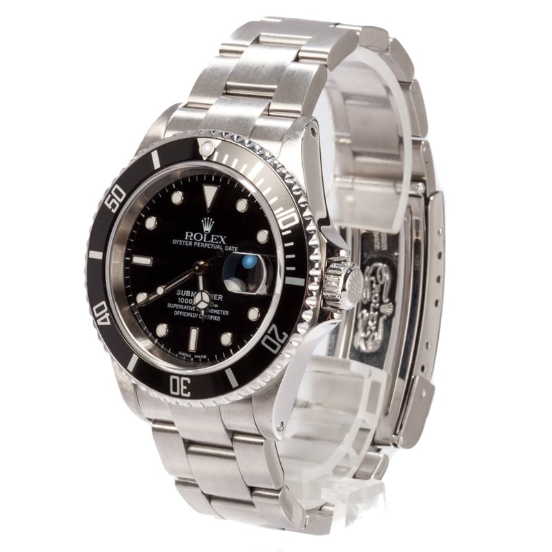 Used Rolex Submariner 16610 Diving Watch