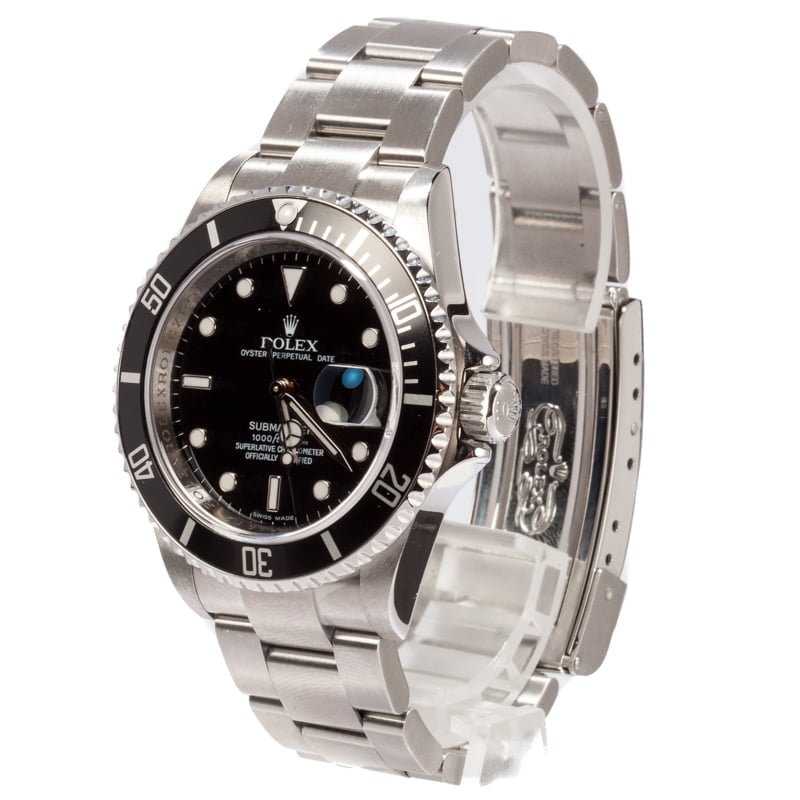 Men's Rolex Submariner 16610 Steel Bracelet