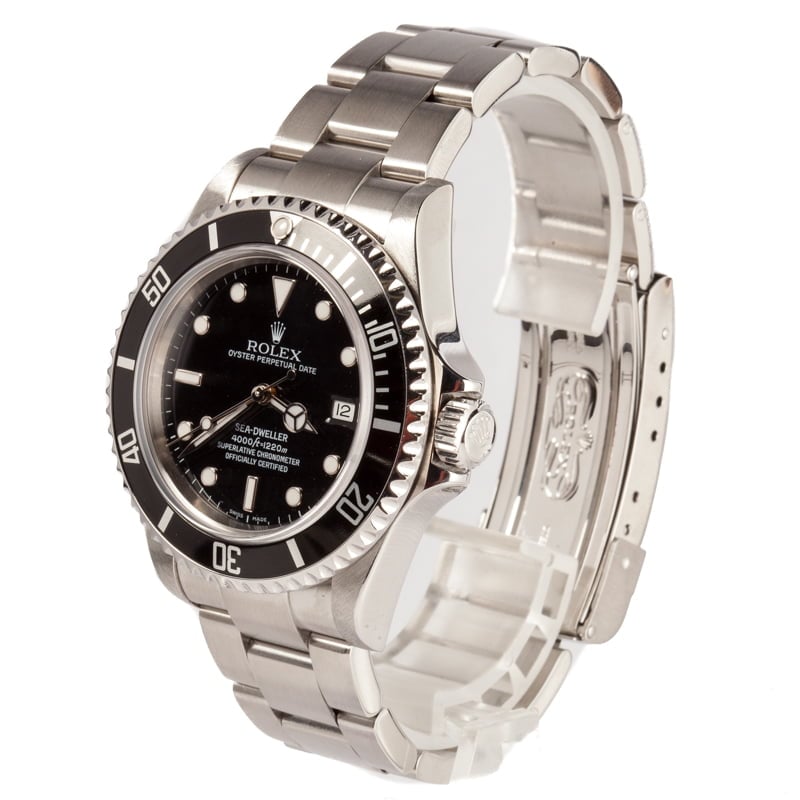 Rolex Sea-Dweller 16600 Black 100% Genuine