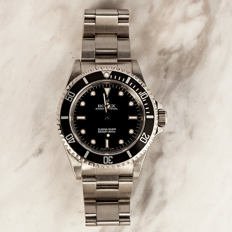 Pre Owned Mens Used Rolex Submariner 14060 No Date