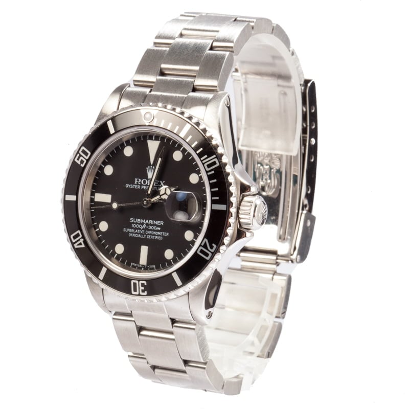 Rolex Submariner 16800 Matte Dial