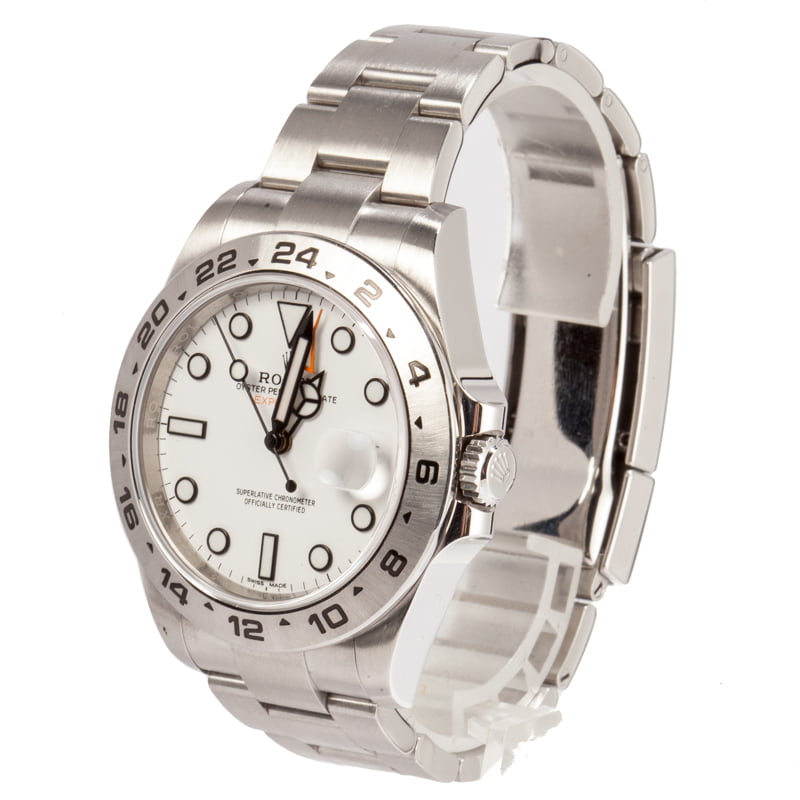 Rolex Explorer 2 White Dial 216570