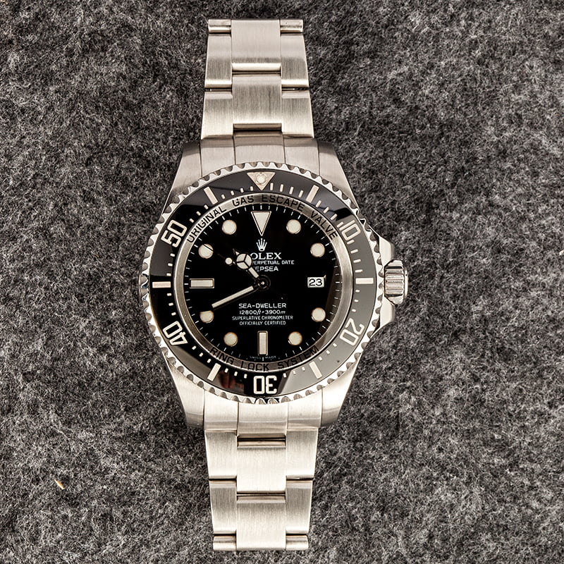 PreOwned Rolex Sea-Dweller DeepSea 116660 Ceramic Bezel