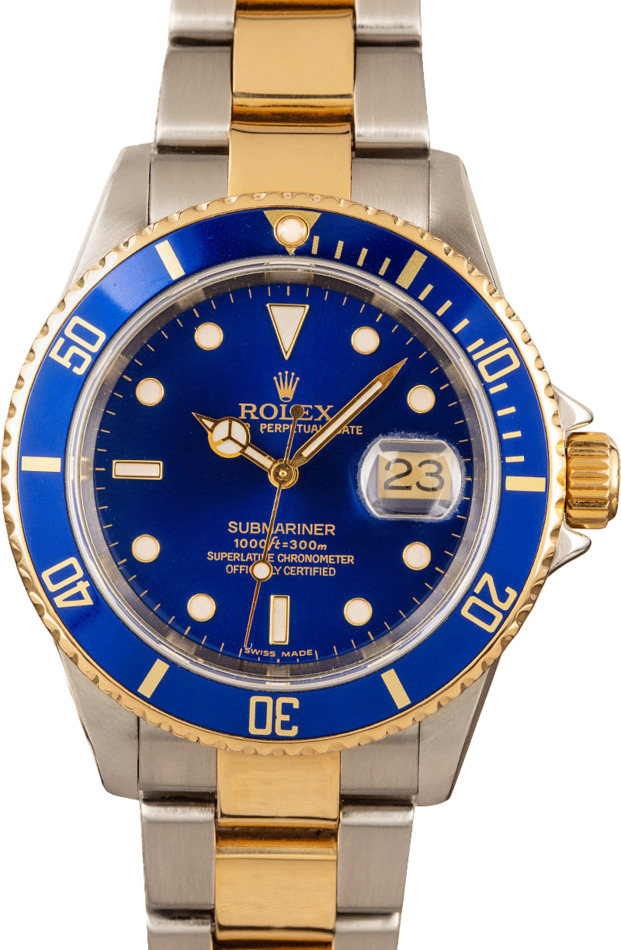 Buy Used Rolex Submariner 16613 | Bob's Watches - Sku: 144103 x