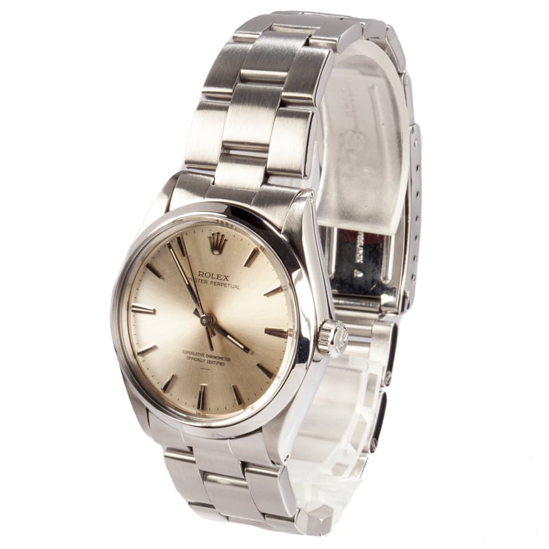 Men's Rolex Air-King 5500 Steel Oyster Bracelet