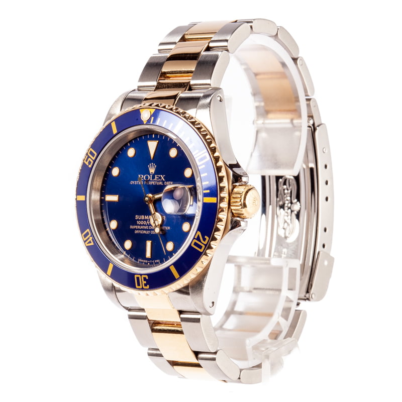 Rolex Submariner 16613 Blue Dial