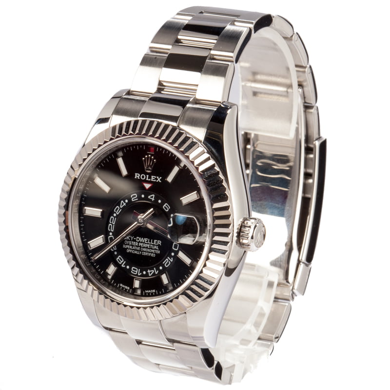 Pre-Owned Rolex Sky-Dweller 326934 Black Dial 42MM