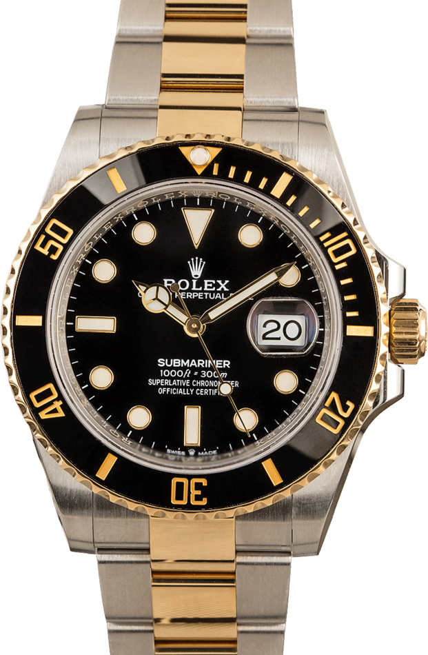 rolex 2 tone submariner