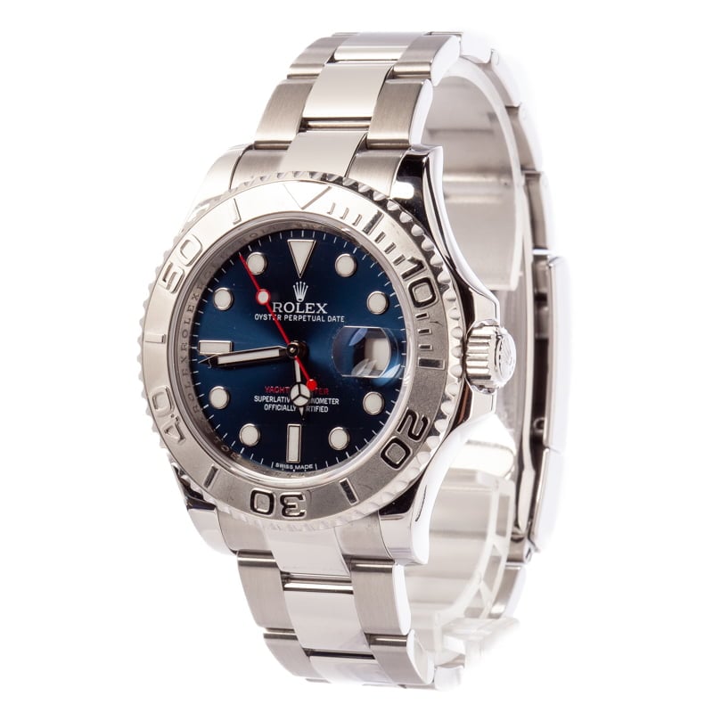 Rolex Yacht-Master 116622-0001 Oystersteel Blue with Red Accents