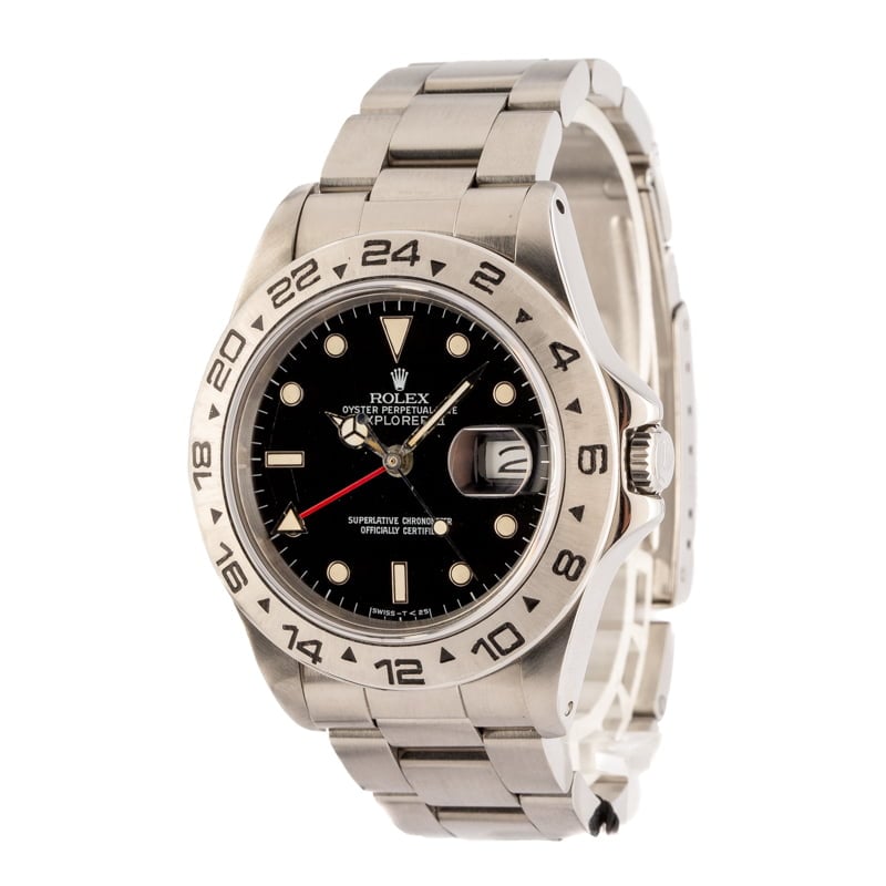 Rolex Explorer II 16550 Black Dial