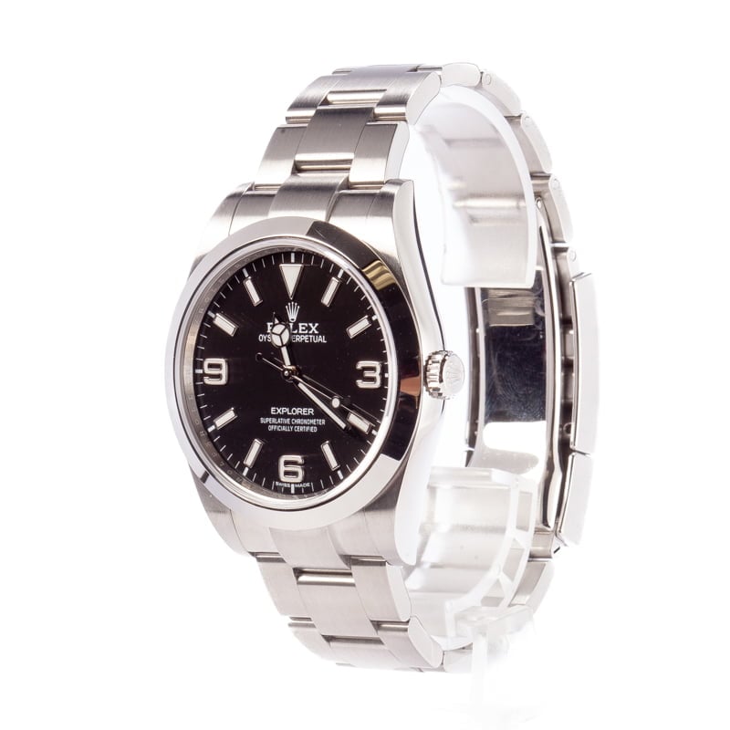 Used Rolex Explorer 214270 Luminescent Arabic Markers