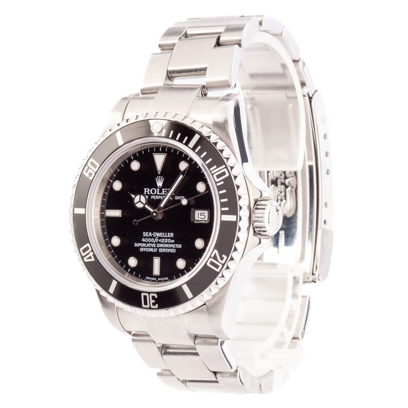 PreOwned Rolex Sea-Dweller 16600 Steel Oyster