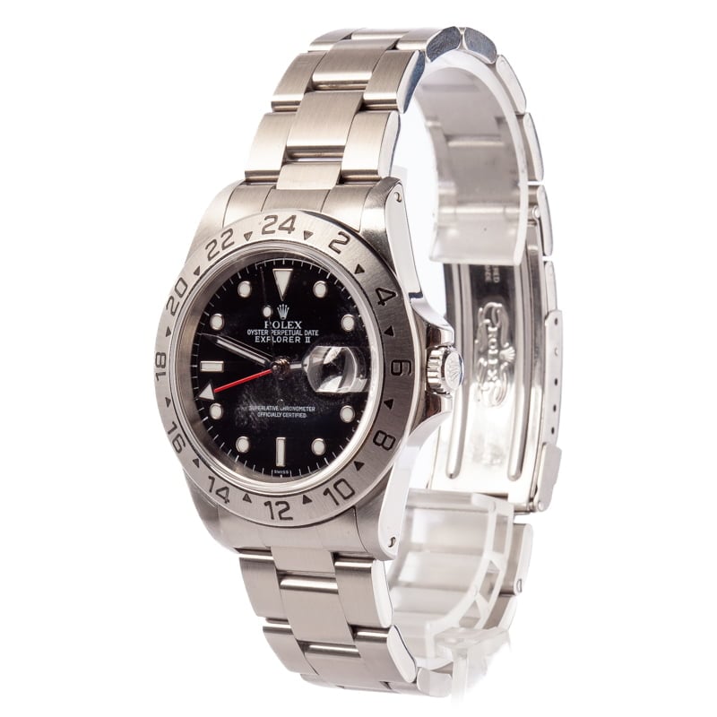 Rolex Oyster Perpetual Explorer II 16570 Black