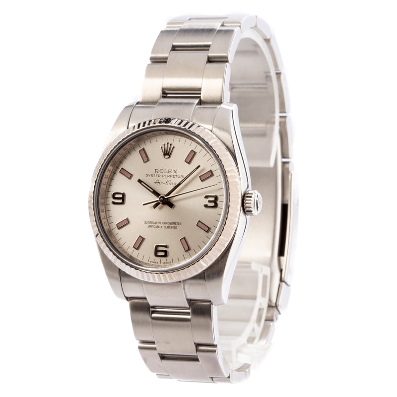 Rolex Air-King 114234 White Gold