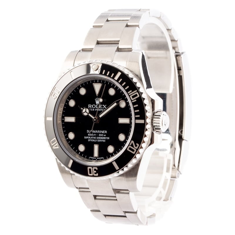 Rolex Submariner 114060 Ceramic No Date