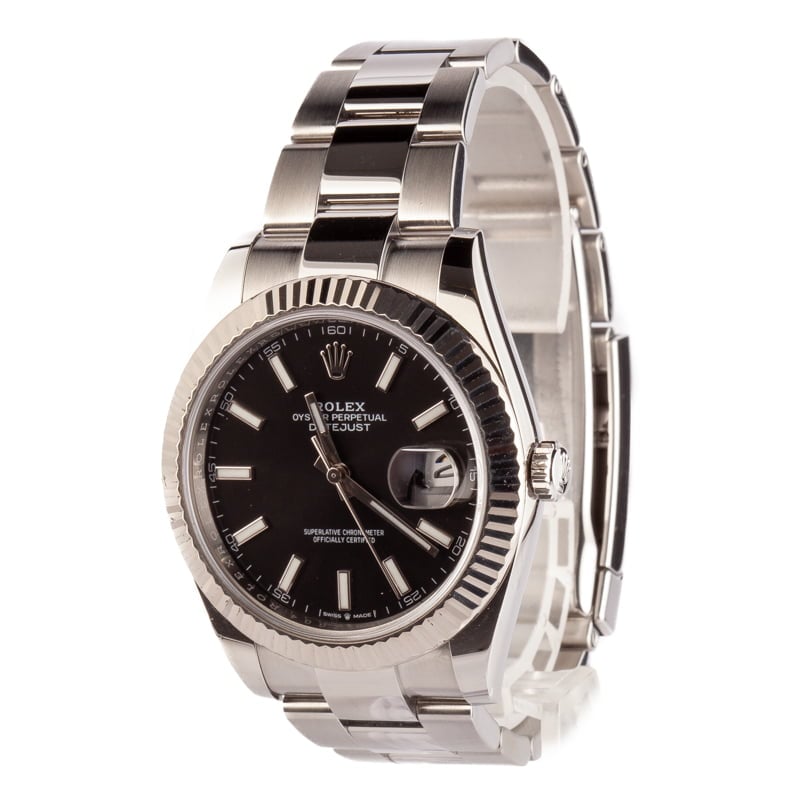 Pre-Owned Rolex Datejust 41 Ref 126334 Black Dial