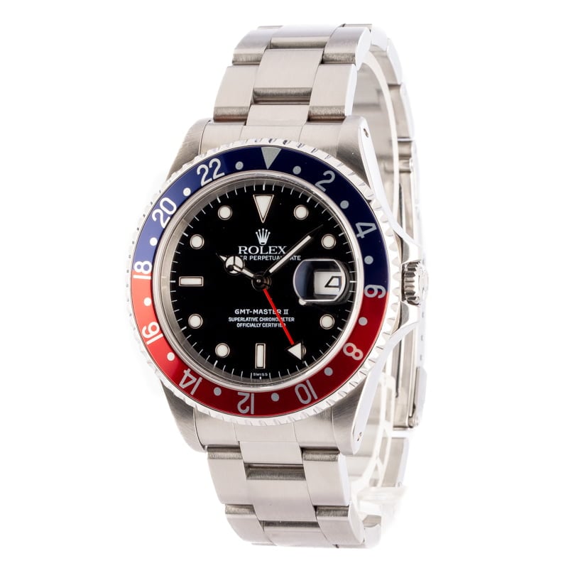 Rolex GMT Master II 16710 Black Dial