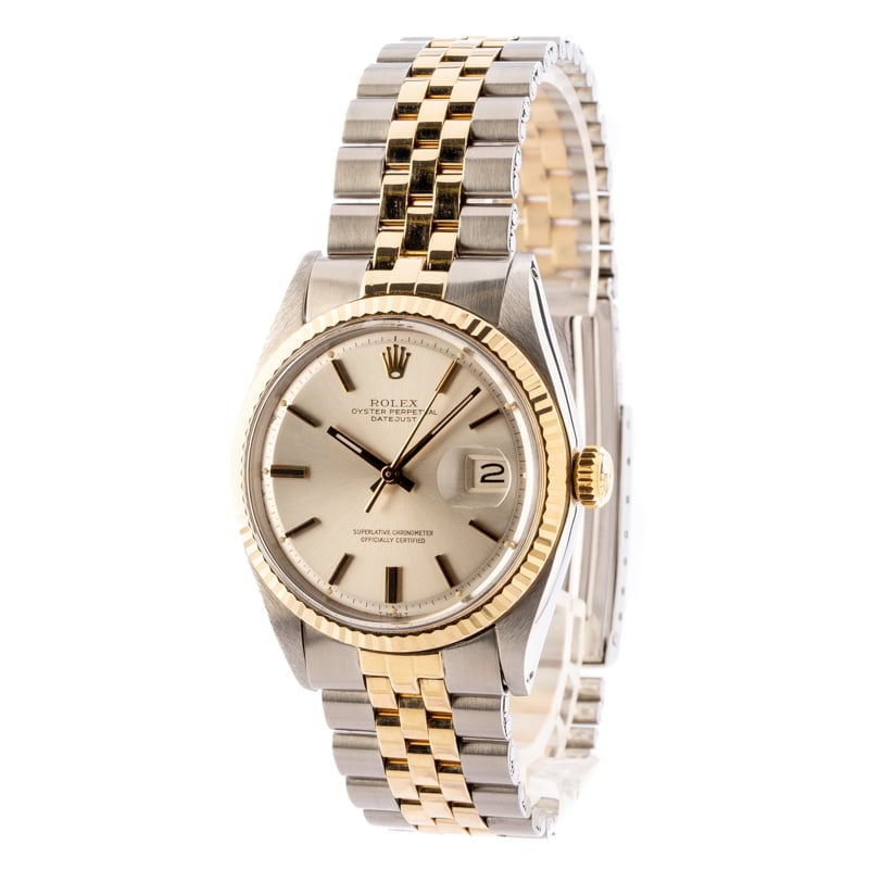 Men's Rolex Datejust 1601 Fluted Bezel