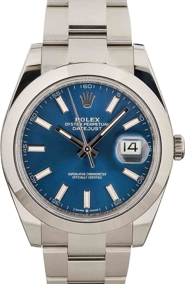 Buy Used Rolex Datejust 41 126300 Bob s Watches Sku 159497