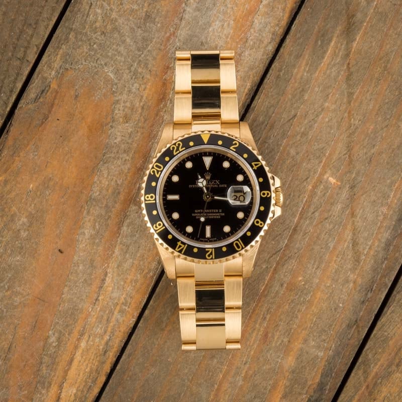 Vintage Rolex GMT-Master 1675 Steel & Gold