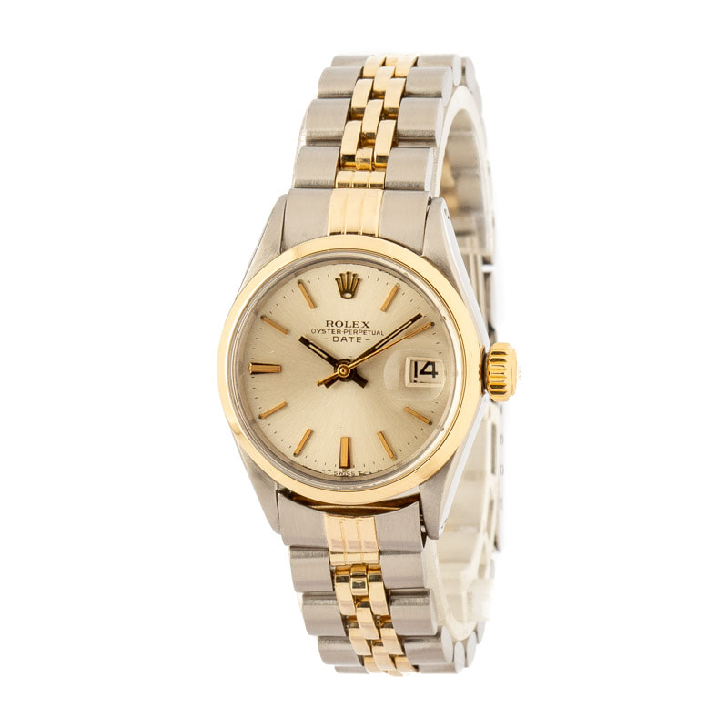 Ladies Rolex Date 6516 Steel & Gold