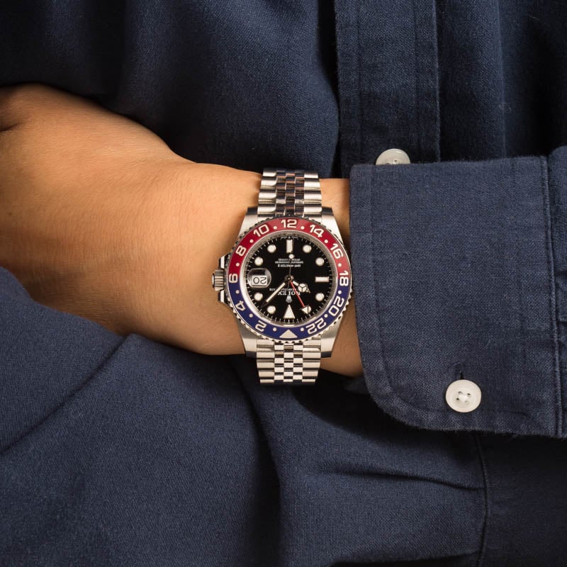 Pre-Owned Rolex GMT-Master II 126710BLRO Ceramic Pepsi