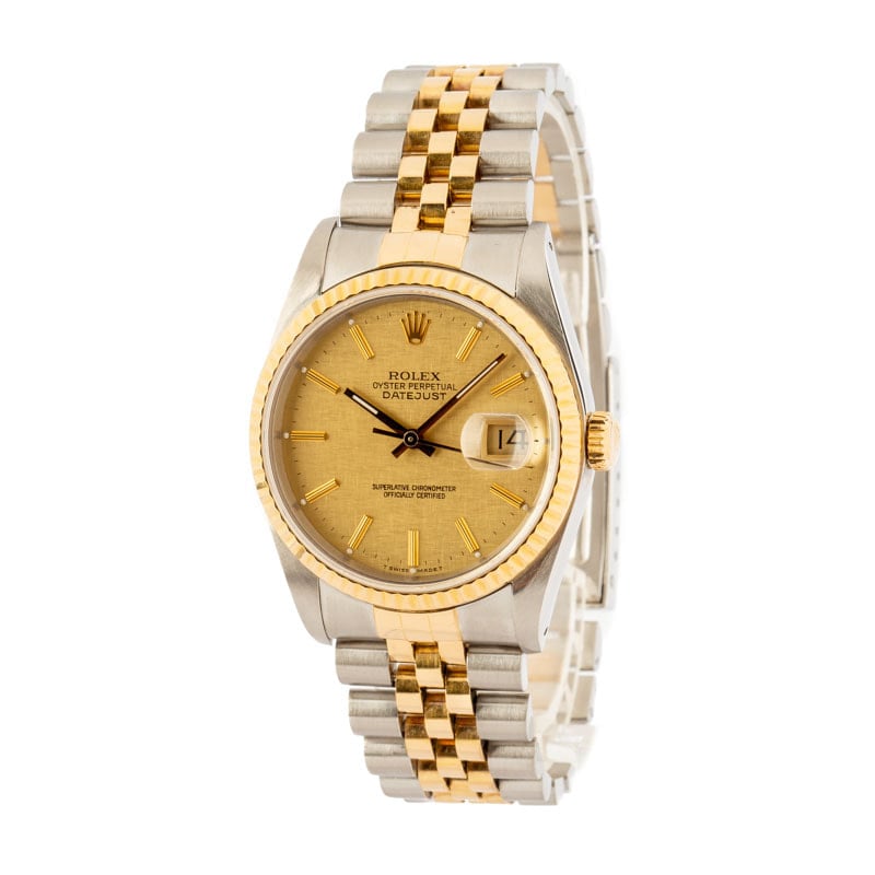 Datejust Rolex 16233 Two Tone Jubilee