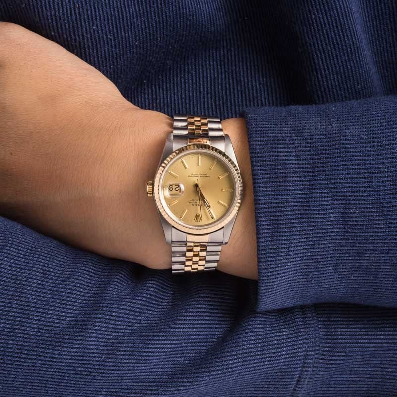 Rolex Datejust 16233 Champagne Dial