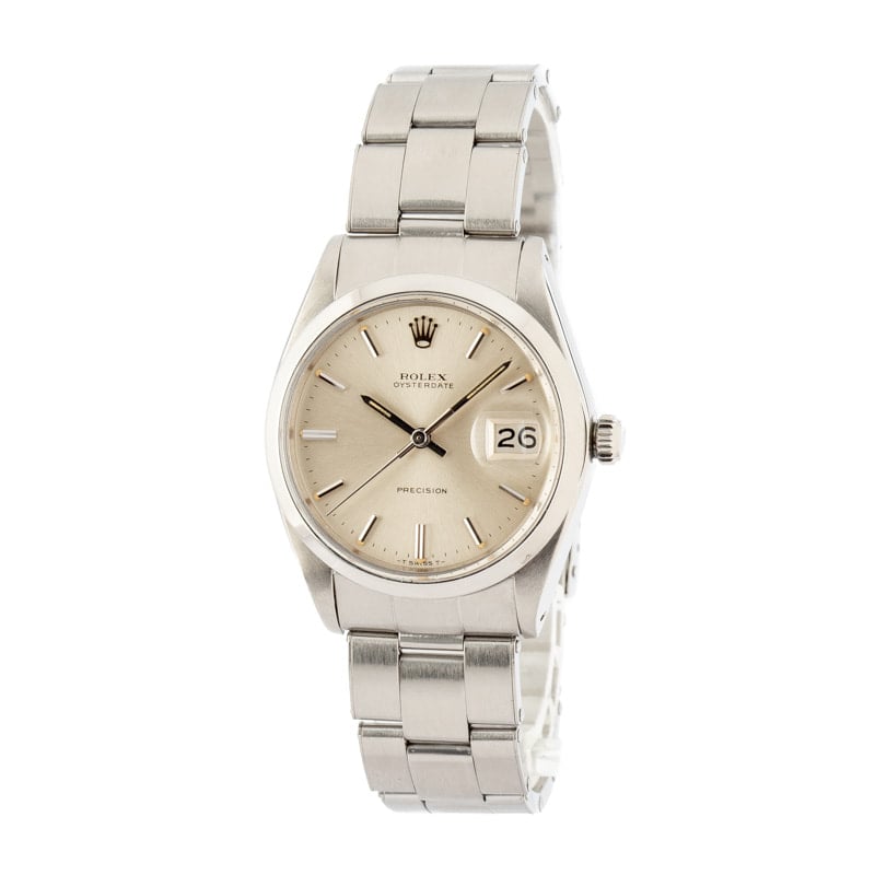 Rolex Oyster Date 6694 Silver Dial