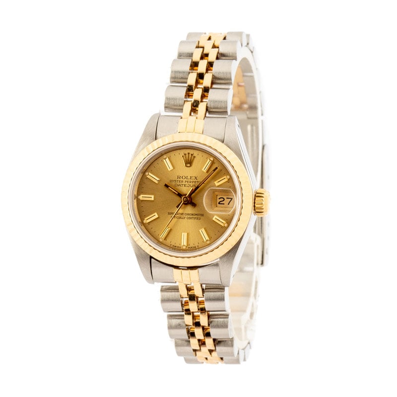 Women's Rolex Datejust 69173 Champagne