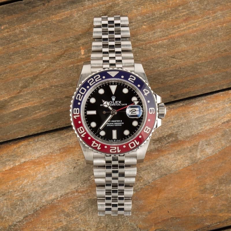 Rolex GMT-Master II Ref 126710 Pepsi Jubilee