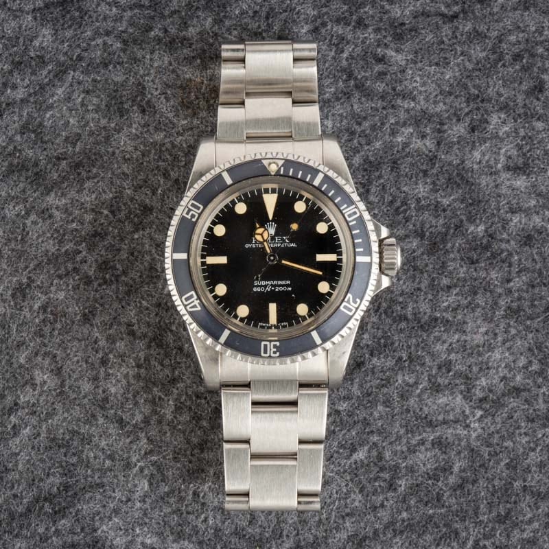 Vintage Rolex Submariner 5513 Maxi Mark III "Lollipop"