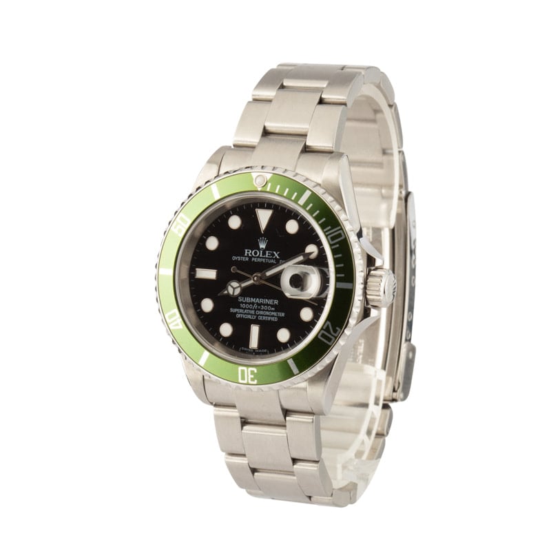 Rolex Submariner 16610V Green 'Kermit' Bezel