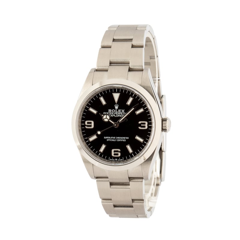 Pre-Owned Rolex Explorer 124270 Black