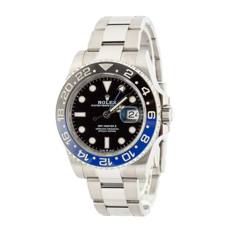 Rolex GMT-Master II Ref 126710 Batman Oyster