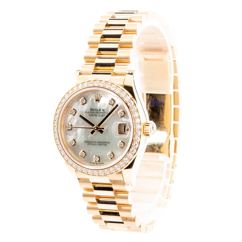 Ladies Rolex President 278288 Yellow Gold