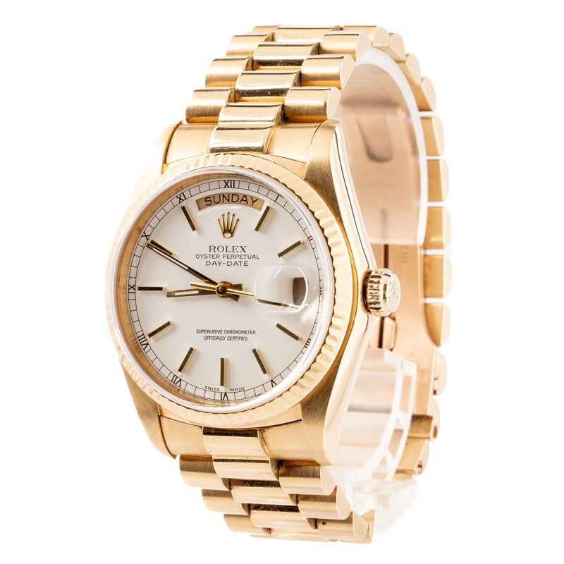 Rolex President Day-Date 18038 Yellow Gold