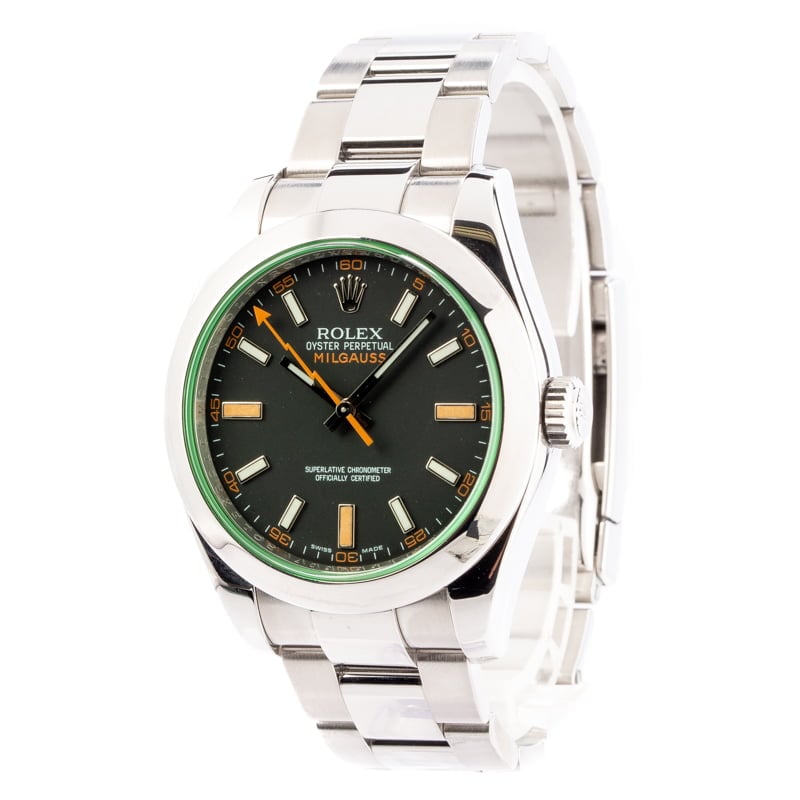 Rolex Milgauss 116400V Black Dial