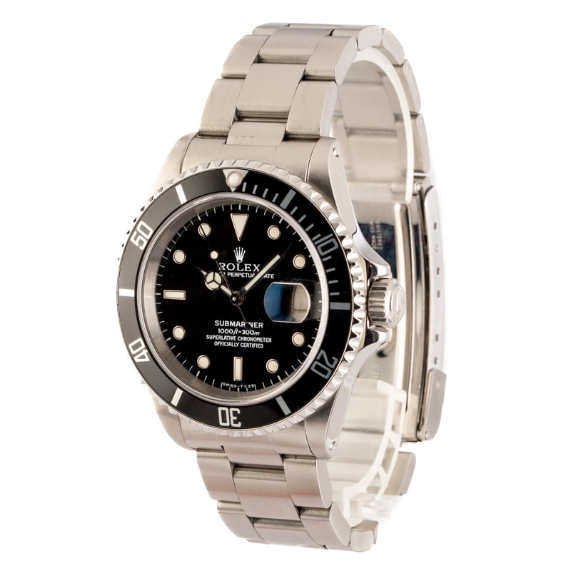 Rolex Submariner 16610 Steel Case