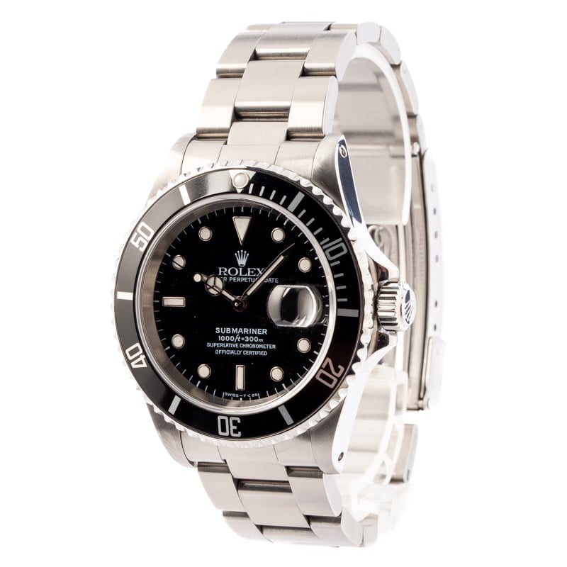 Rolex Submariner 16610 Black