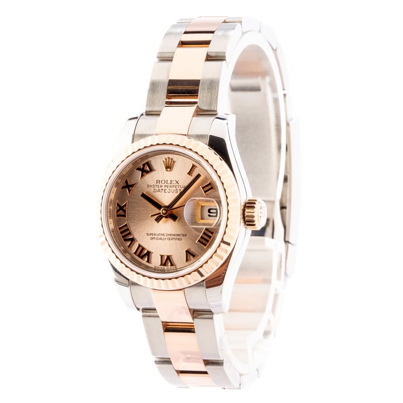 Rolex Datejust 179171 Pink Roman Dial