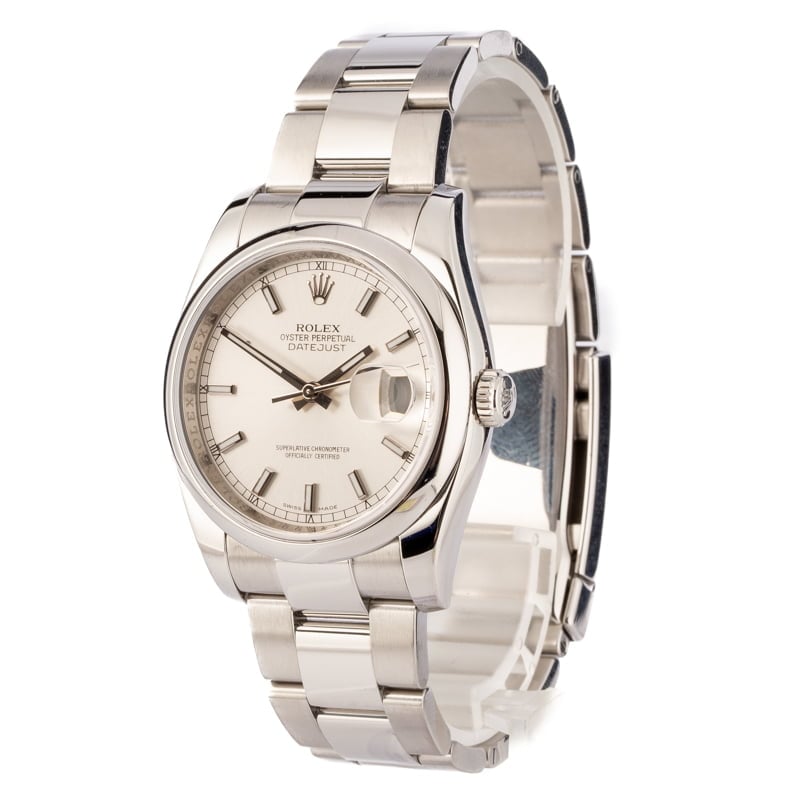 Rolex Datejust 116200 Silver Index