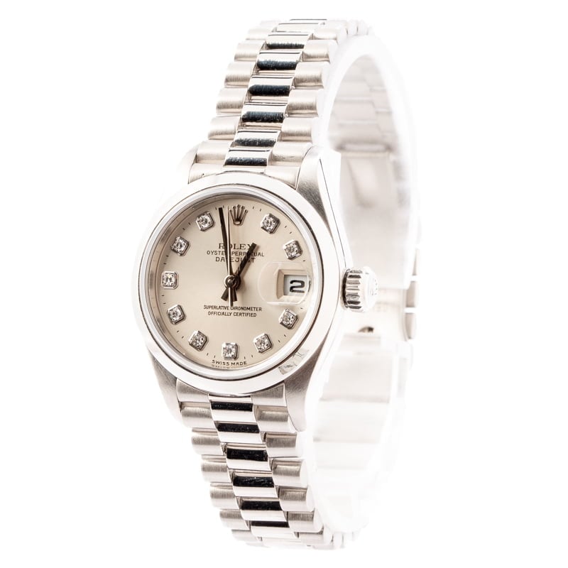 Ladies Rolex President 79166 Diamond Dial